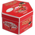 Snob Laurea Crispo: confetti rossi incartati singolarmente astuccio Lieto Evento da 500 g