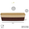 5 Stampi Plum Cake in carta da forno da 22 cm per torte da 400 g 5 Stampi Plum Cake in carta da forno da 22 cm per torte da 400 g