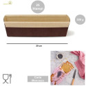 25 Stampi plum-cake in carta da forno da 20x6,5xh4,5 cm per torte da 300 g