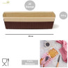 25 Stampi plum-cake in carta da forno da 20x6,5xh4,5 cm per torte da 300 g 25 Stampi plum-cake in carta da forno da 20x6,5xh4,5 cm per torte da 300 g