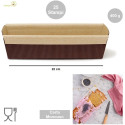 25 Stampi plum-cake in carta forno da 22,5x7xh6,5 cm per torte da 400 g