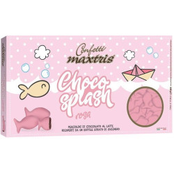 Confetti Maxtris Pesciolini rosa, Maxtris Choco Splash Rosa da 500 g