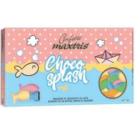 Confetti Maxtris Pesciolini Mix di colori o colorati, Maxtris Choco Splash Mix di colori da 500 g
