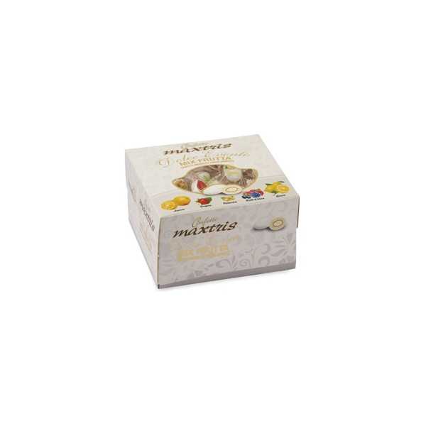 Confetti Dolce Evento Maxtris Mix Frutta Bianco in vassoio da 500 g