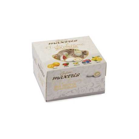 Confetti Dolce Evento Maxtris Mix Frutta Bianco in vassoio da 500 g Confetti Dolce Evento Maxtris Mix Frutta Bianco in vassoio da 500 g
