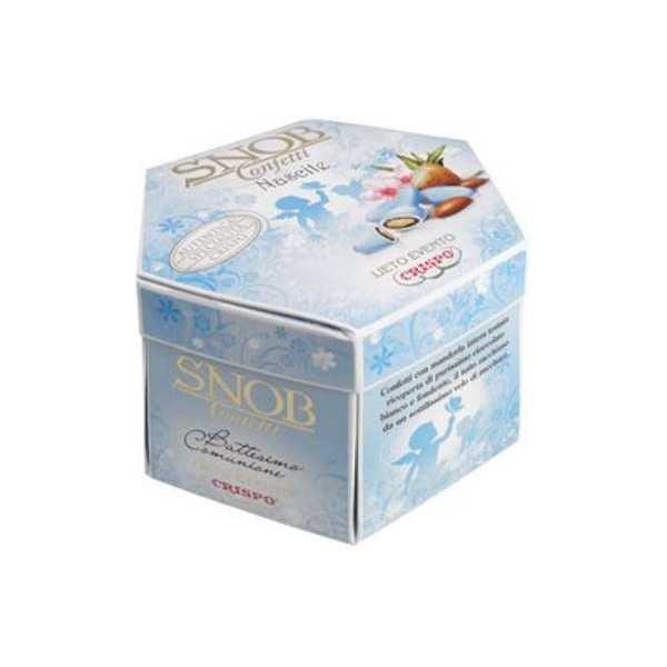 Snob Lieto Evento Nascita Bambino Crispo confetti celesti incartati singolarmente da 500 g