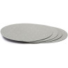 Disco Sottotorta Sottile Argento Decora – Spessore 0,3 cm, Doppia Faccia, Formati Ø16–36 cm