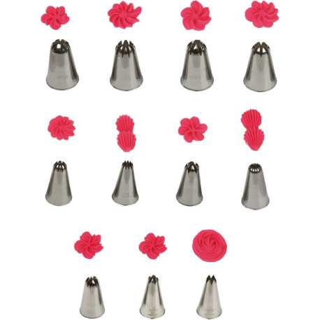 Cornetti Multiforo vari in acciaio inox da Decora Cornetti Multiforo vari in acciaio inox da Decora