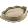 Stampo Bacio in silicone grigio per torte da 25 x 15 cm x h 65 mm di Silikomart Stampo Bacio in silicone grigio per torte da 25 x 15 cm x h 65 mm di Silikomart