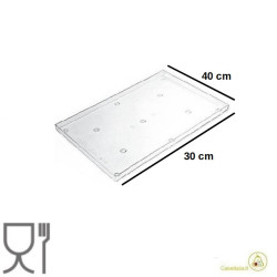 30 o 60x40 cm Vassoio I-Gloo trasparente per gelati e monoporzioni Silikomart