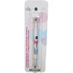 Pennarello con due punte o pennarello bi-punta per alimenti colore nero, Wonder Cake Pen, di Silikomart