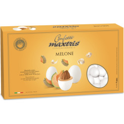 Confetti Maxtris Melone bianchi in scatola da 1 Kg