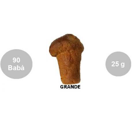 90 Babà grandi secchi (no Rum) da bagnare da 25 g cadauno per 2250 g totali circa