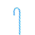 Lecca Lecca Candy Cane bianco azzurro da 14 g