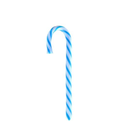 Lecca Lecca Candy Cane bianco azzurro da 14 g