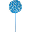 Lecca Lecca a Spirale colore azzurro e bianco da 30 g