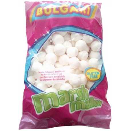 Marshmallow Palline Bianche Bulgari in busta da 900 g Marshmallow Palline Bianche Bulgari in busta da 900 g