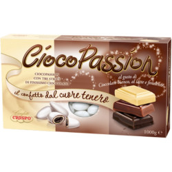 1 Kg Confetti Ciocopassion Tre strati di Cioccolato o Triplo Cioccolato di Crispo