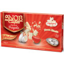 Confetti snob cioco-mandorla bianchi al gusto fragola da 500 g di Crispo