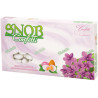 Confetti Snob Violetta Crispo: 500 g di confetti bianchi con mandorla e cioccolato bianco al gusto violetta