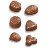 Cioccolatini misti da 10 g: stampo in policarbonato per 24 forme assortite