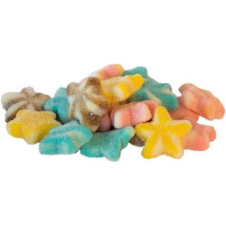 Caramelle gommose Stelle Colorate e zuccherate in busta da 1 Kg