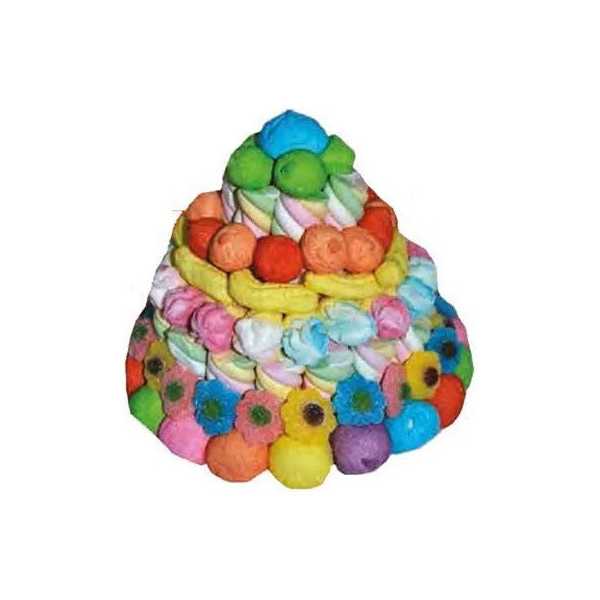 Torta Marshmallow grande colorata 1 Kg, eventi e compleanni colorati