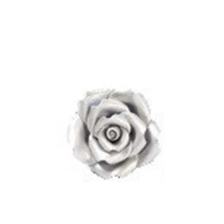 Set di 8 o 30 rose medie argento per decorazioni in zucchero