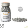 Perle argentate di zucchero da 100 g, 4 mm, per decorazione dolci da Decora