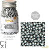 Perle argentate di zucchero da 100 g, 4 mm, per decorazione dolci da Decora