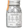 Perle argentate di zucchero da 100 g, 4 mm, per decorazione dolci da Decora