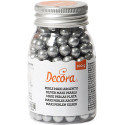 Perle di zucchero maxi argento, ideali per decorare torte e dolci da Decora