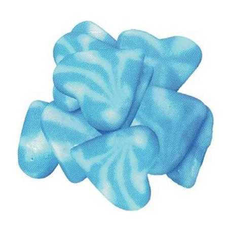 Caramelle gommose cuori azzurro lucidi in busta da 1 Kg