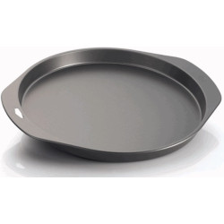 Teglia per Pizza e Biscotti Tonda con Manici Vespa (Ø32×H2,5cm) – Alluminio Antiaderente