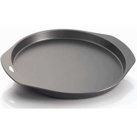Teglia Pizza Tonda in alluminio antiaderente con manici diametro 32 cm ed altezza 2 cn da Vespa Dolci Forme Teglia Pizza Tonda in alluminio antiaderente con manici diametro 32 cm ed altezza 2 cn da Vespa Dolci Forme