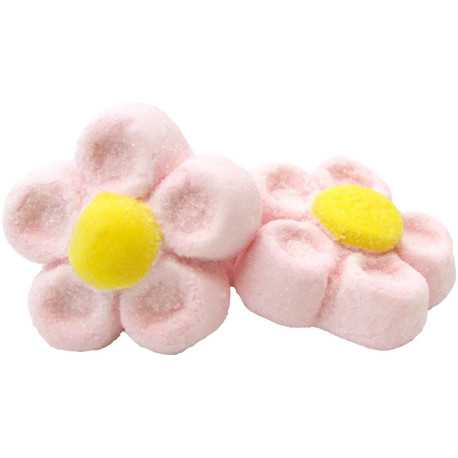 Marshmallow Margherite Rosa al gusto di Frutti di Bosco, in busta da 900 g.