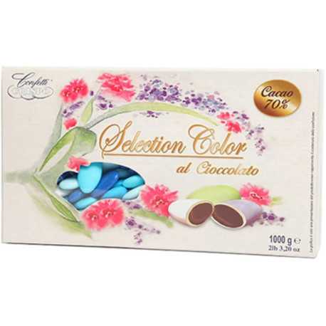 Confetti Selection Color Celeste al cioccolato 1 Kg da Crispo Confetti Selection Color Celeste al cioccolato 1 Kg da Crispo