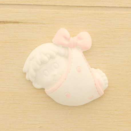 Gessetto Fagotto Rosa, gessetto a forma di fagotto con decori in colore rosa Gessetto Fagotto Rosa, gessetto a forma di fagotto con decori in colore rosa