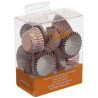 Set di 180 pirottini bon bon in carta forno color rosa oro di ø2,7xh1,7 cm da Decora Set di 180 pirottini bon bon in carta forno color rosa oro di ø2,7xh1,7 cm da Decora