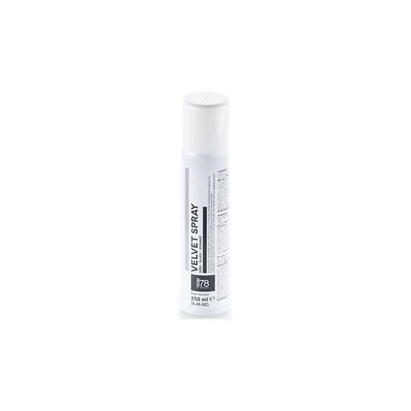 250 ml di colorante alimentare spray Nero vellutato, Velvet Spray Black della linea i78 di Silikomart.
