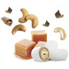 Confetti Maxtris Anacardo e Caramello bianchi da 1 Kg Confetti Maxtris Anacardo e Caramello bianchi da 1 Kg