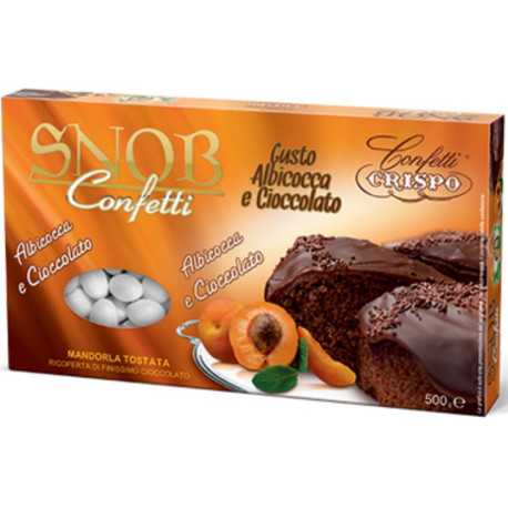 Confetti Snob Albicocca Cioccolato di Crispo in confezione da 500 g Confetti Snob Albicocca Cioccolato di Crispo in confezione da 500 g
