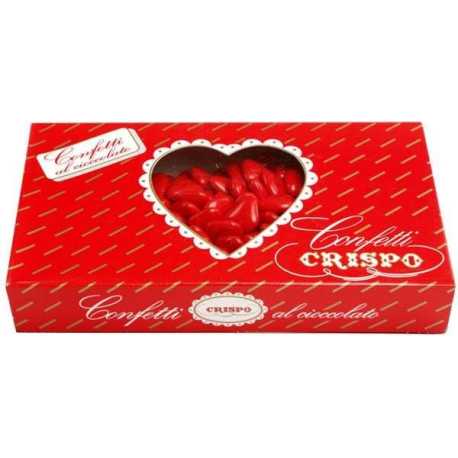 Confetti Amorini Rossi al Cioccolato fondente Crispo, 1 Kg