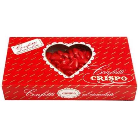 Confetti Amorini Rossi al Cioccolato fondente Crispo, 1 Kg Confetti Amorini Rossi al Cioccolato fondente Crispo, 1 Kg