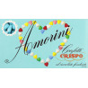 Confetti Cuore Amorini Celeste 1Kg Crsipo: cuore di cioccolato fondente e confettato da Crispo