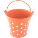 Secchiello arancione con pois