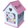 Scatolina portaconfetti in legno "Casetta" Nascita Bimba Rosa Scatolina portaconfetti in legno "Casetta" Nascita Bimba Rosa