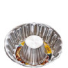 Ruoto Babà in alluminio, stampo diametro 22 cm ed altezza 8 cm per torta babà