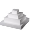 Da 15 a 35 cm quadrato alto 5 cm in polistirolo per torte da esposizione o Dummy Cake Quadrate Da 15 a 35 cm quadrato alto 5 cm in polistirolo per torte da esposizione o Dummy Cake Quadrate