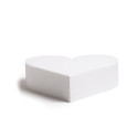 Cuore Polistirolo 25 cm alto 7,5 cm per torte da esposizione o Dummy Cake a Cuore